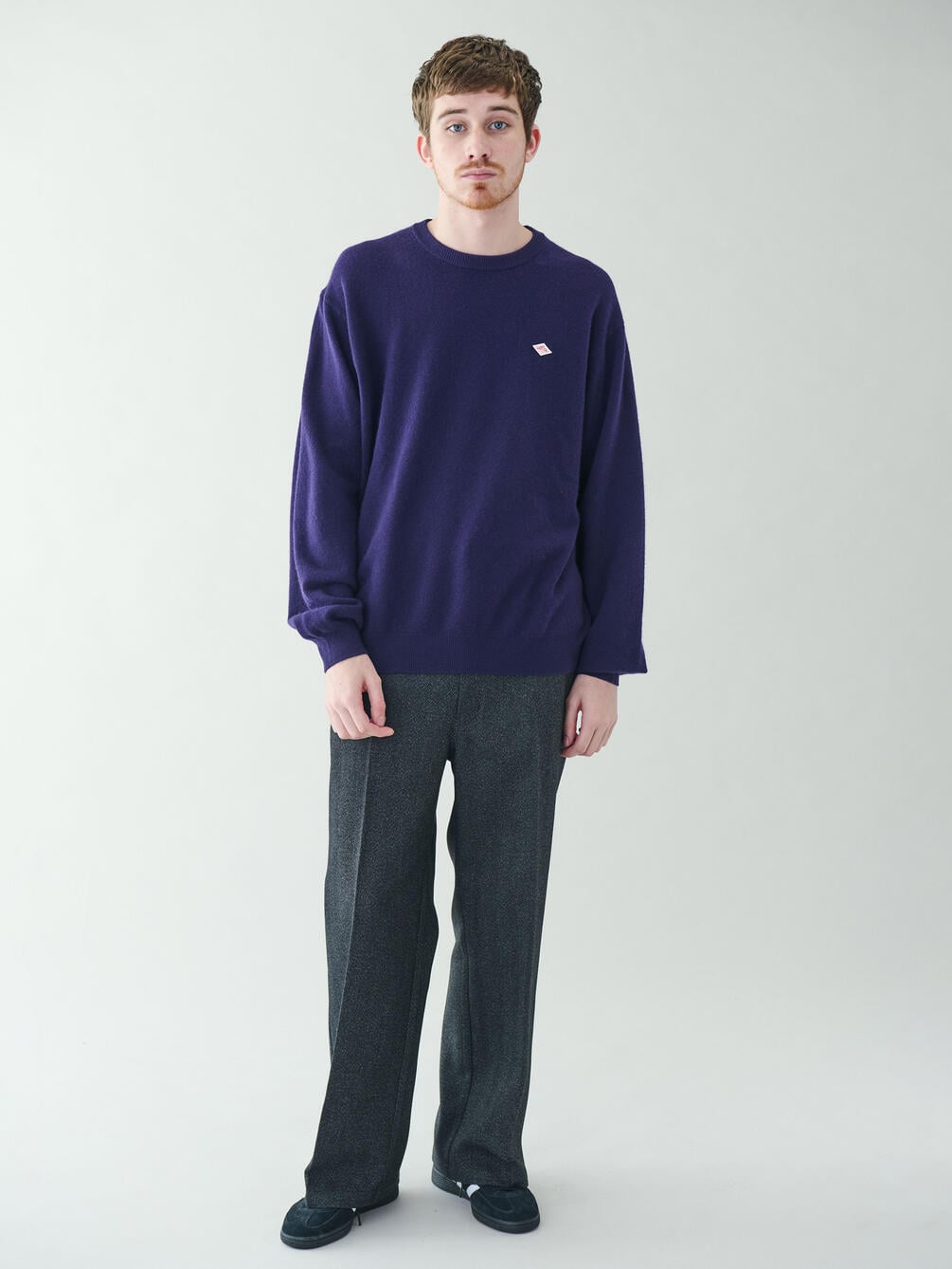 DANTON | ラムウール クルーネックニットプルオーバー MEN