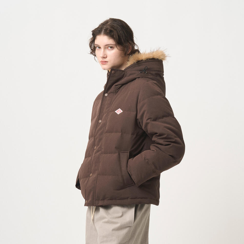 WOMEN'S FAUX FUR HOODED DOWN JACKET｜COAT｜DANTON(ダントン