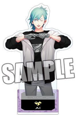 うたプリ 藍 ブロッコリーくじ B賞 オイルインラメアクリルブロック