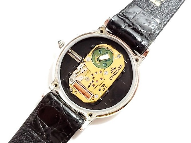CREDOR（クレドール）の電池交換を承りました。 | BROOCHブローチ時計
