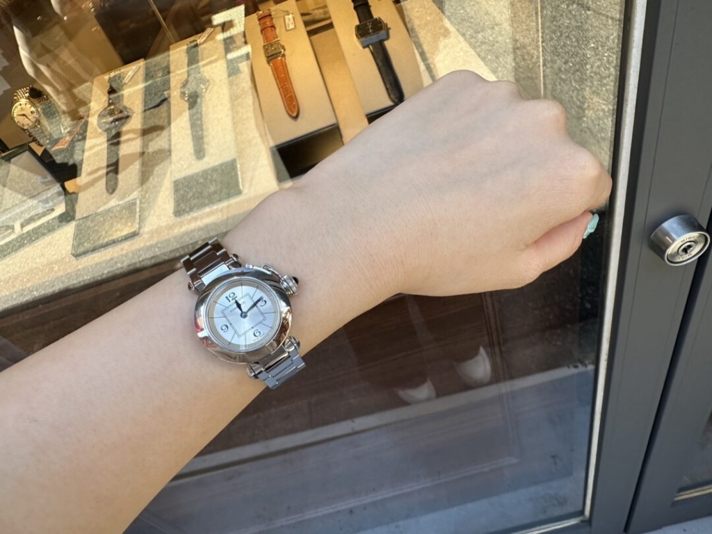 艶が美しい カルティエのミスパシャ♪ ブローチ時計修理工房浅草店