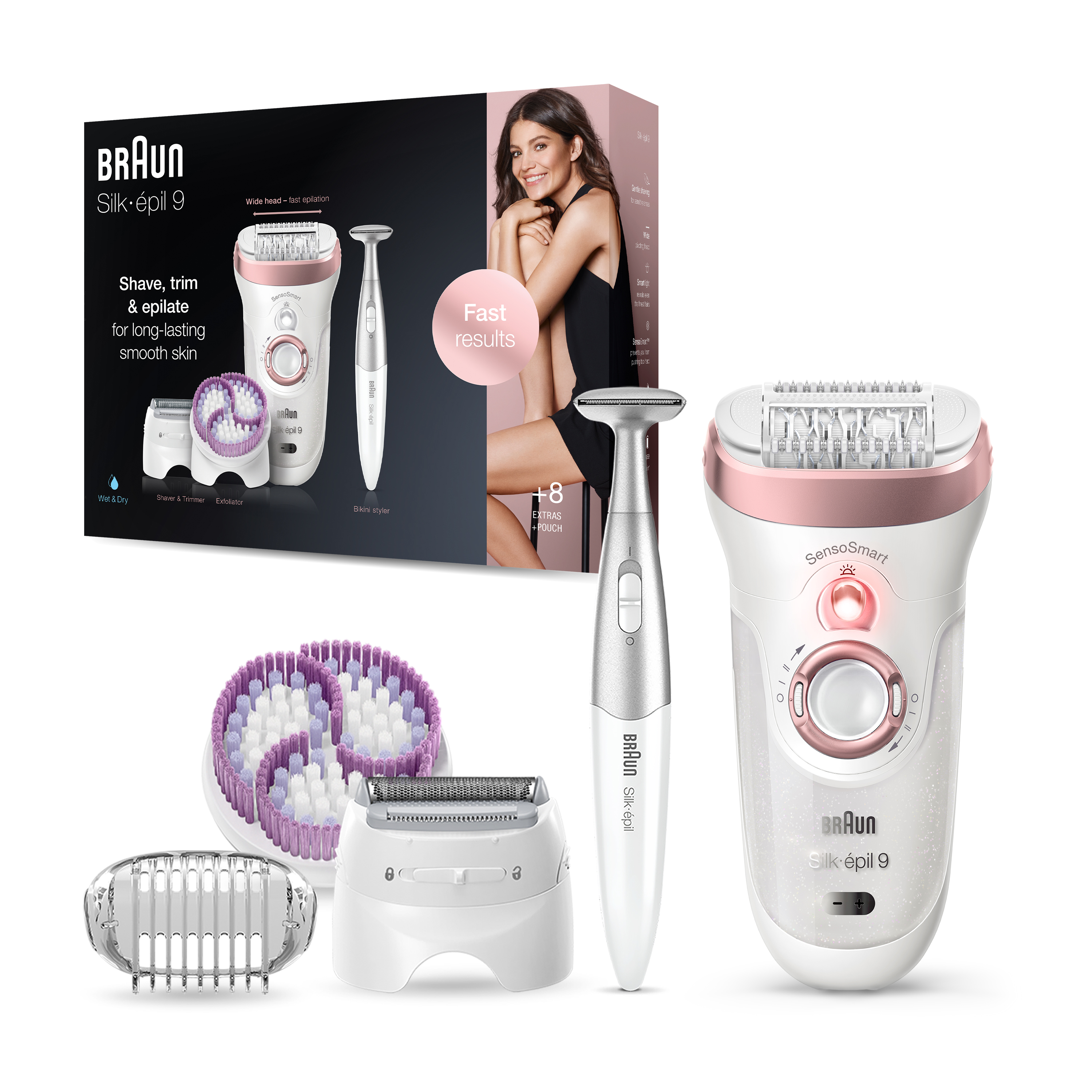 Braun Silk-épil 9 SkinSpa SensoSmart™ 9/980 epilator rose gold - 4