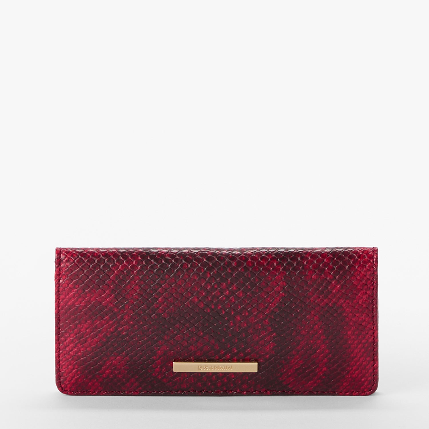 Ady Leather Wallet | Red Opal Cassatt | BRAHMIN