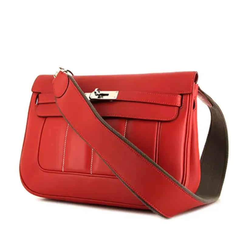 エルメス ベルリンヌ28 ショルダーバッグ スイフト ルージュカザック