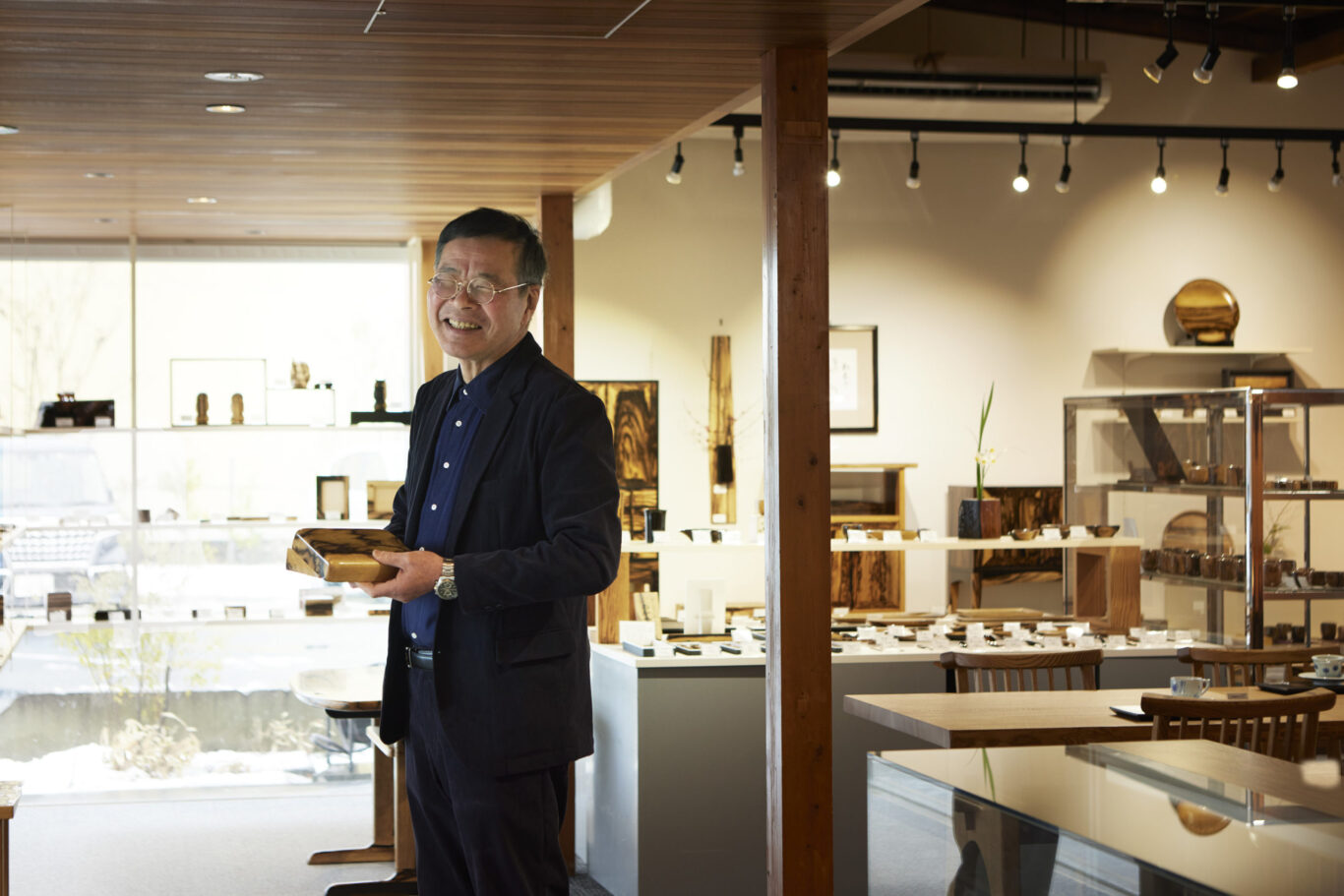 綿シルク透かしチェック ブラウス姫白根（ひめしろね） | 石見銀山 群