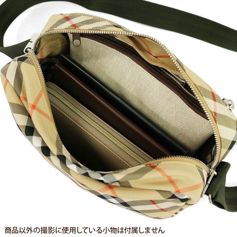 Brandol / BURBERRY バーバリー ショルダーバッグ チェック柄 カメラ