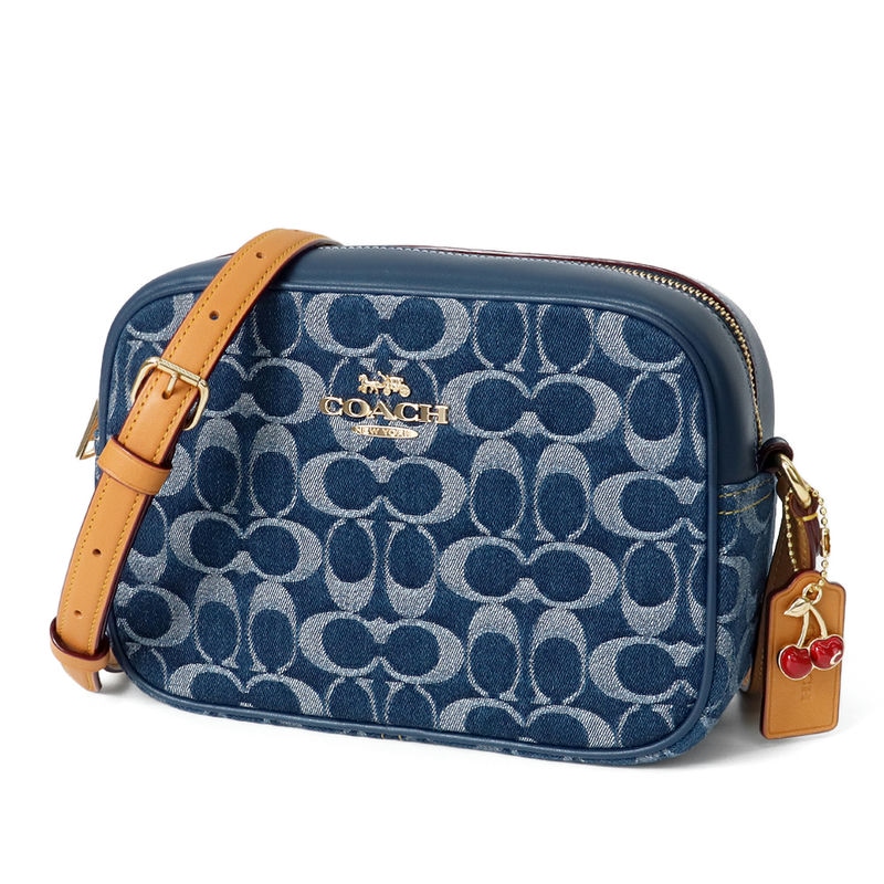 Brandol / COACH コーチ ショルダーバッグ シグネチャー デニム カメラ