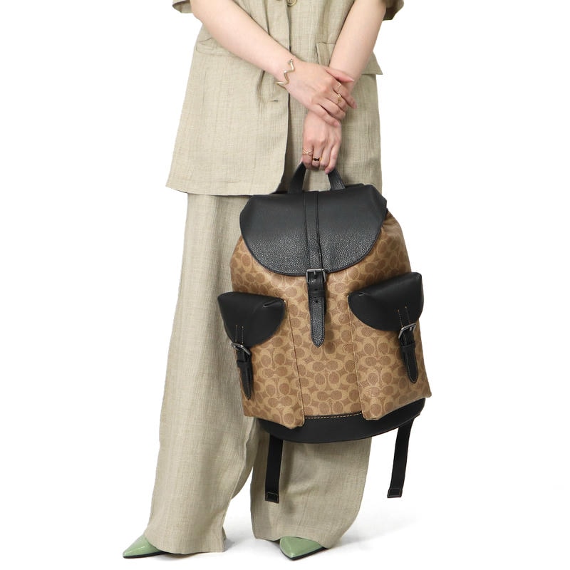 Brandol / COACH コーチ リュックサック シグネチャー キャンバス