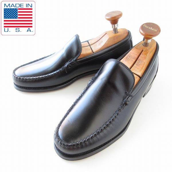 新品/USA製/SEBAGO/セバゴ/バンプ シューズ/黒【7.5E/幅広25.5cm