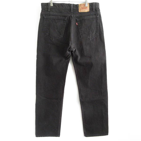1994年製 最高峰 USA製 リーバイス505 脇割 後染めブラック ジーンズ
