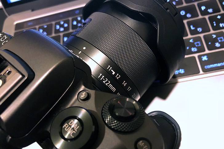 EF-M11-22mm F4-5.6IS STMを購入。EOS M5はしばらくこれがド定番になり
