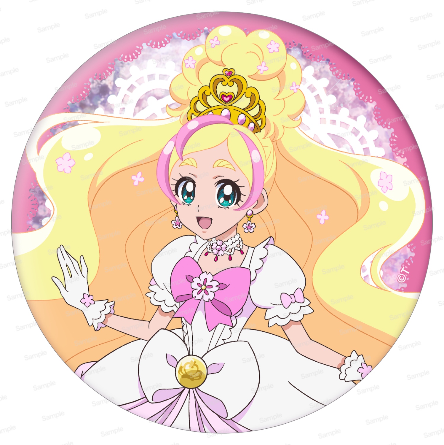 Go！プリンセスプリキュア 10周年メモリアルホログラム缶バッジ第1弾