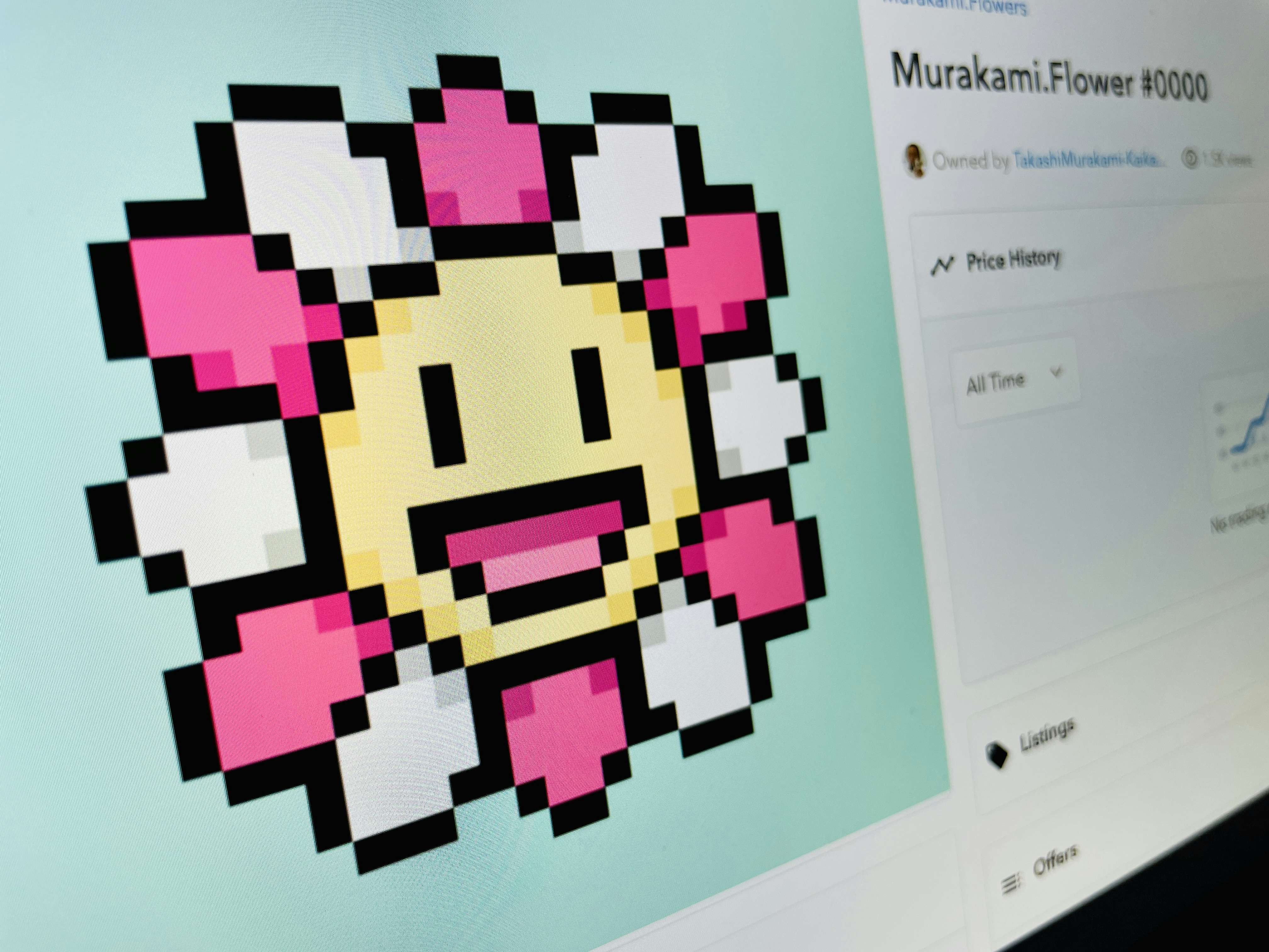 村上隆が初のNFT作品を発表。108バリエーションの「お花」を販売へ