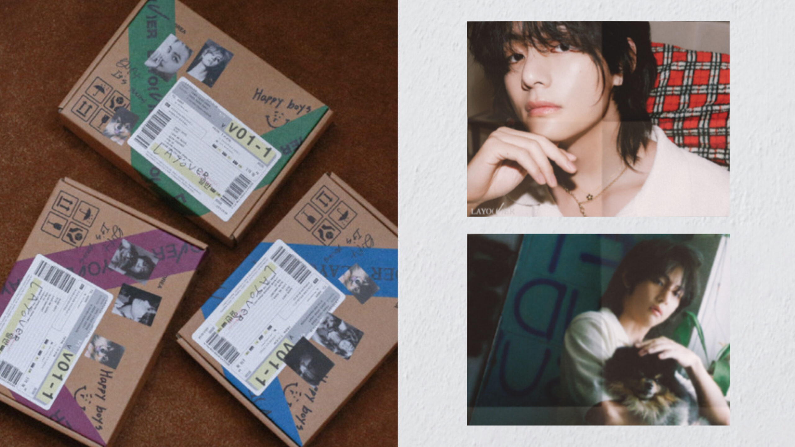 BTS テテのソロアルバムのセット内容やそれぞれの形態の違いについて