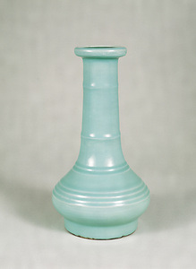 青磁筒花瓶 銘大内筒 文化遺産オンライン