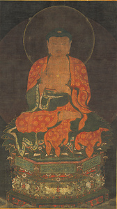 絹本著色阿弥陀如来像 文化遺産オンライン