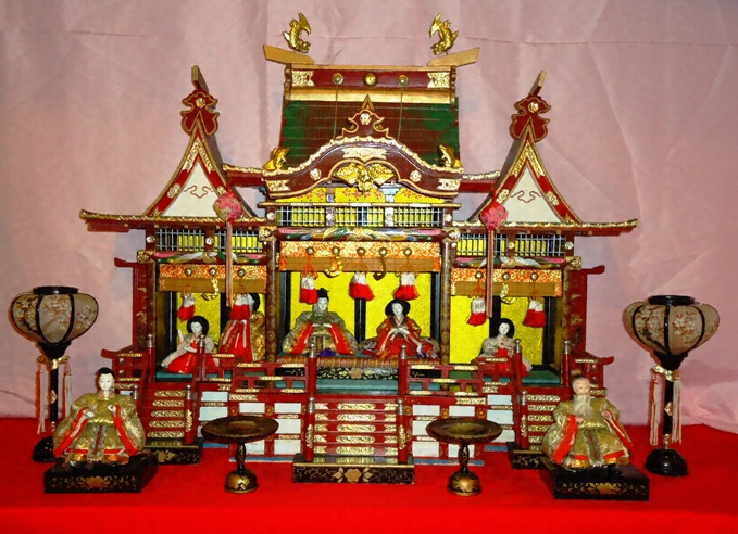 昭和元年（100年）の御殿雛 昭和元年（100年）の御殿雛