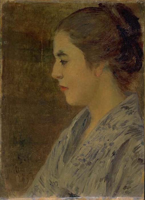 肖像（婦人像横） 文化遺産オンライン