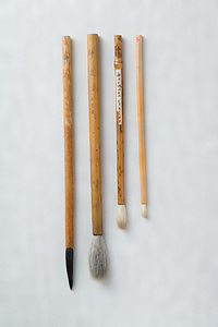 筆師十四世 藤野雲平 未使用筆3点 希少 書道具 筆師十四世 藤野雲平 未