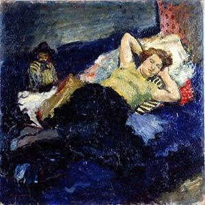 横たわる裸婦 文化遺産オンライン