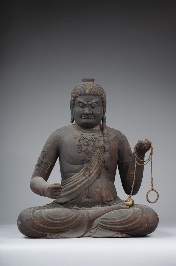 木造不動明王坐像 文化遺産オンライン