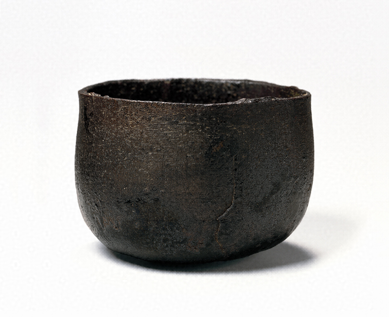 黒楽茶碗（時雨） 光悦作 文化遺産オンライン