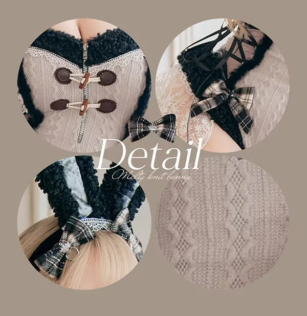 8点セット】Malymoon マリームーン メルトニットバニー [ ホワイト