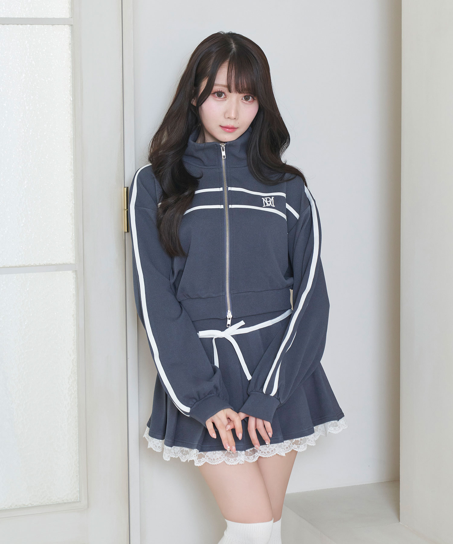 line jersey skirt set – BUNNY APARTMENT