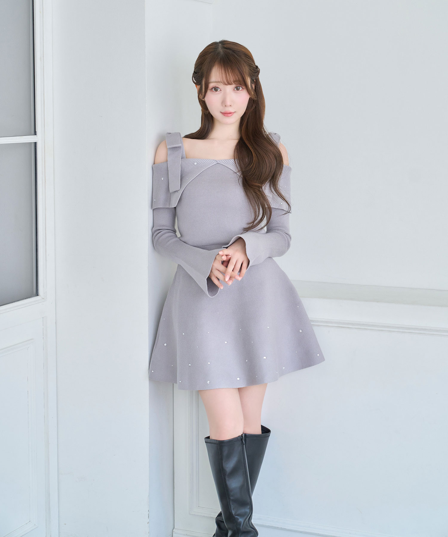 Bijou knit mini onepiece – BUNNY APARTMENT