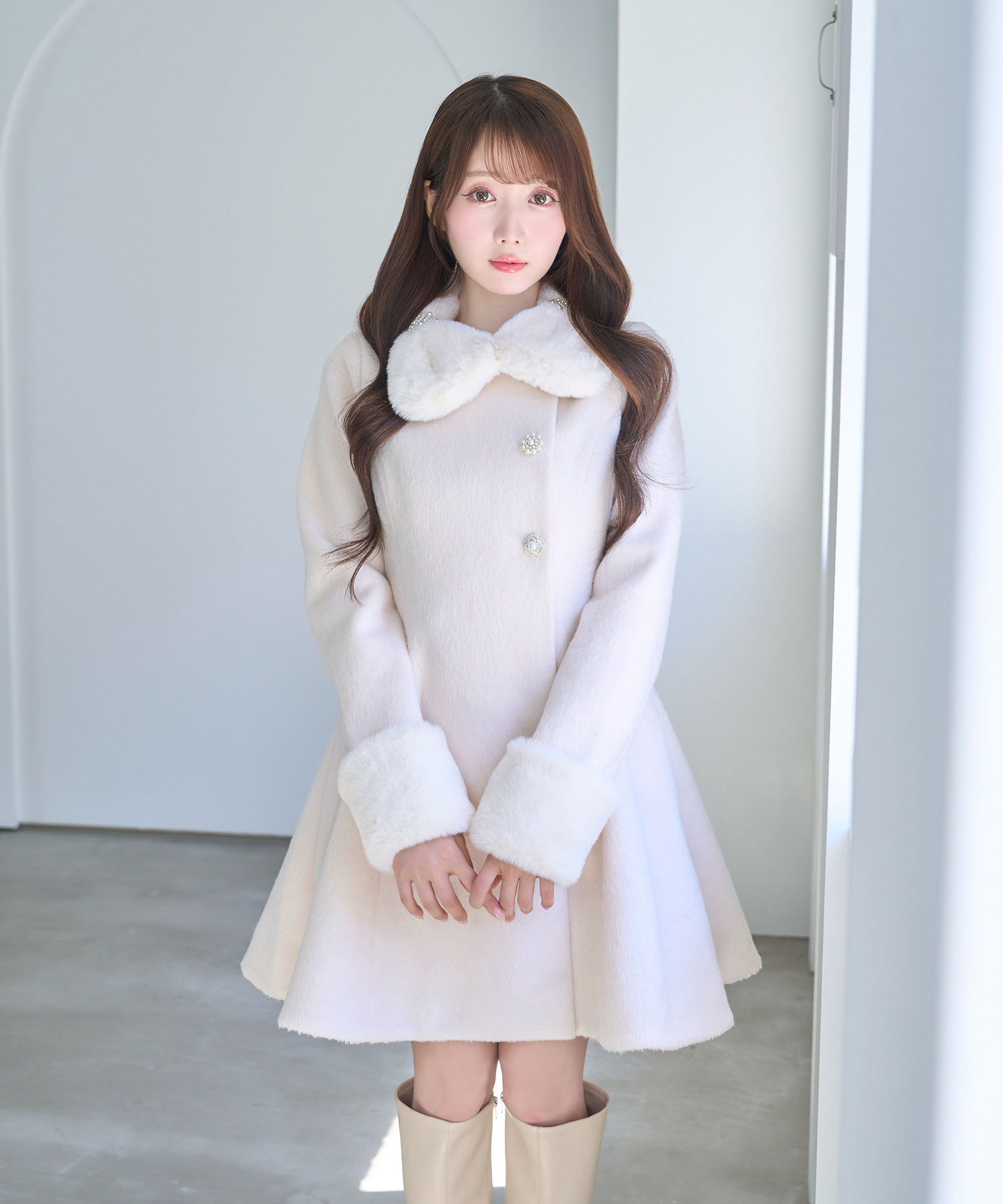 tippet set flare coat – BUNNY APARTMENT