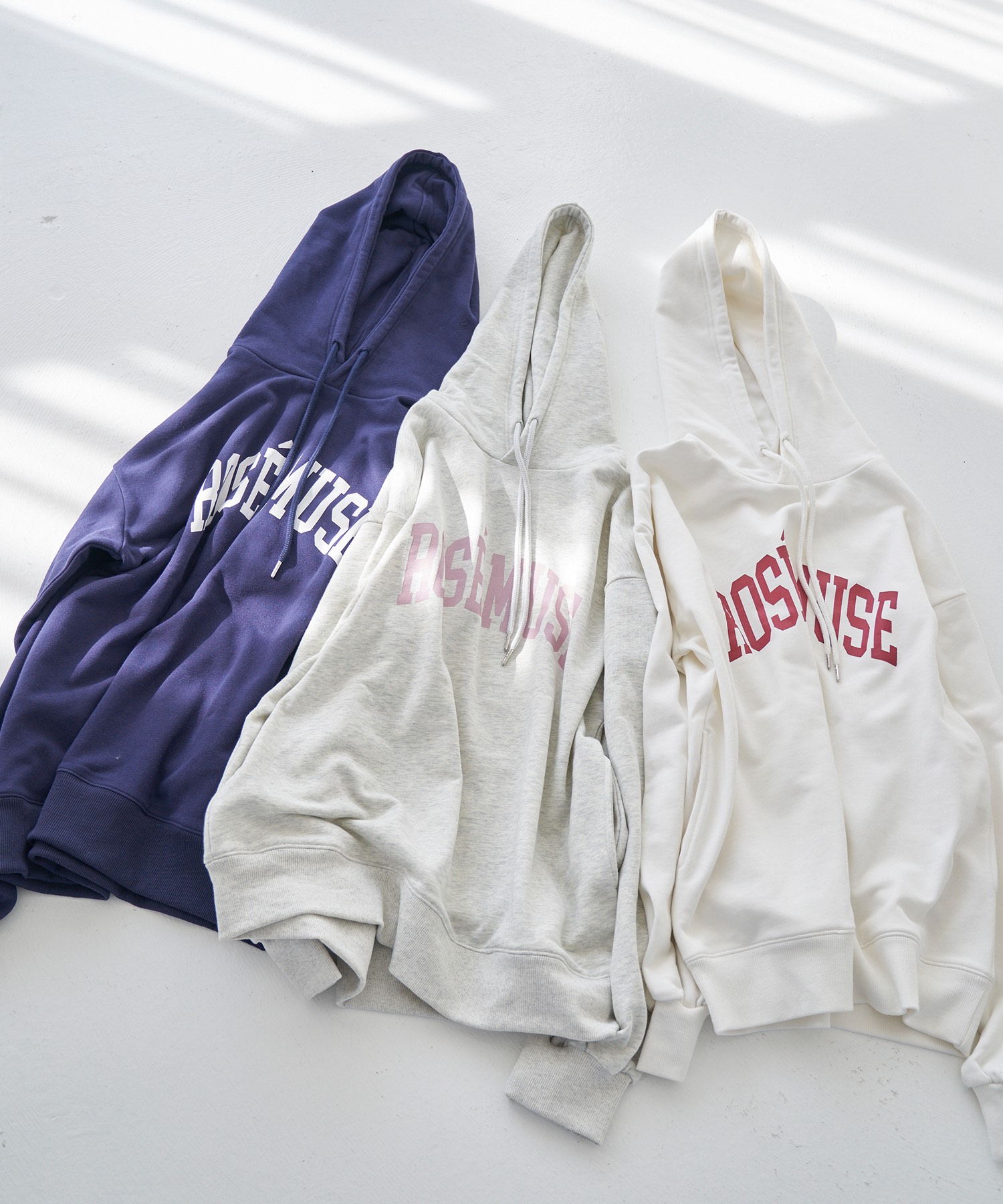 ROSE MUSE college hoodie【oatmeal】 – BUNNY APARTMENT