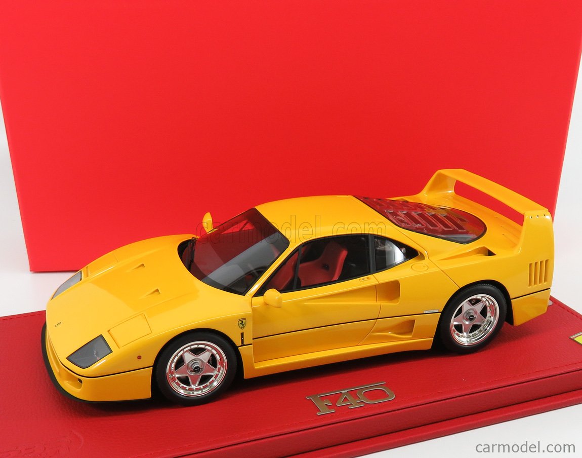 BBR-MODELS P18151B Scale 1/18 | FERRARI F40 1987 GIALLO MODENA