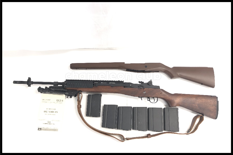 東京マルイ M14 スタンダード電動ガン CAW 木製ストック装着 予備