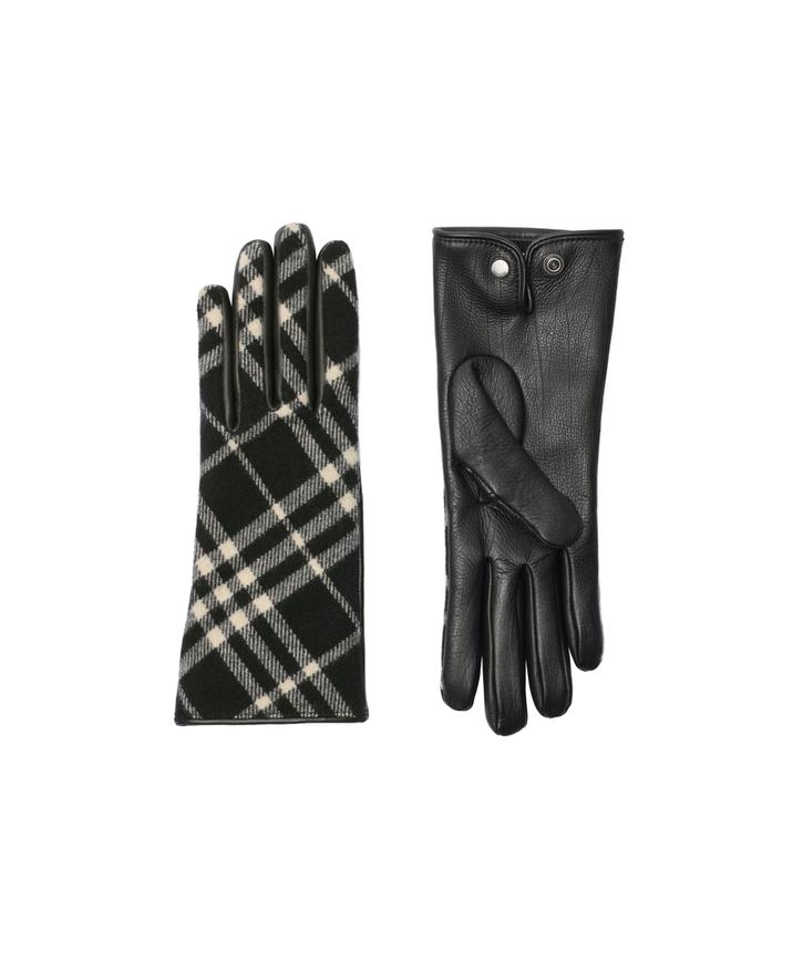 burberry/バーバリー通販 | チェック ウールカシミアグローブ【送料