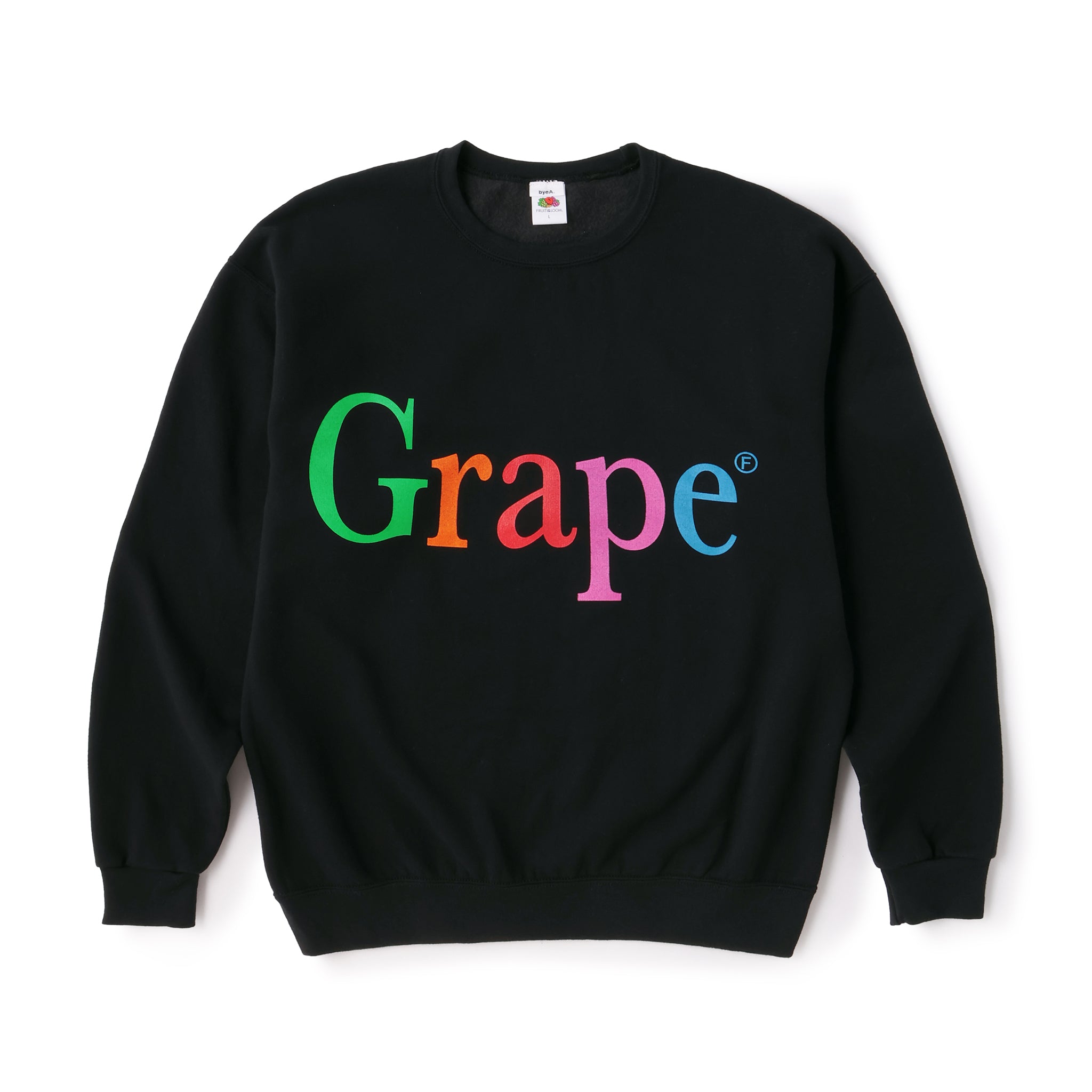 NOT APPLE SWEAT Grape BLACK - Fruit of the Loom Edition（ノット