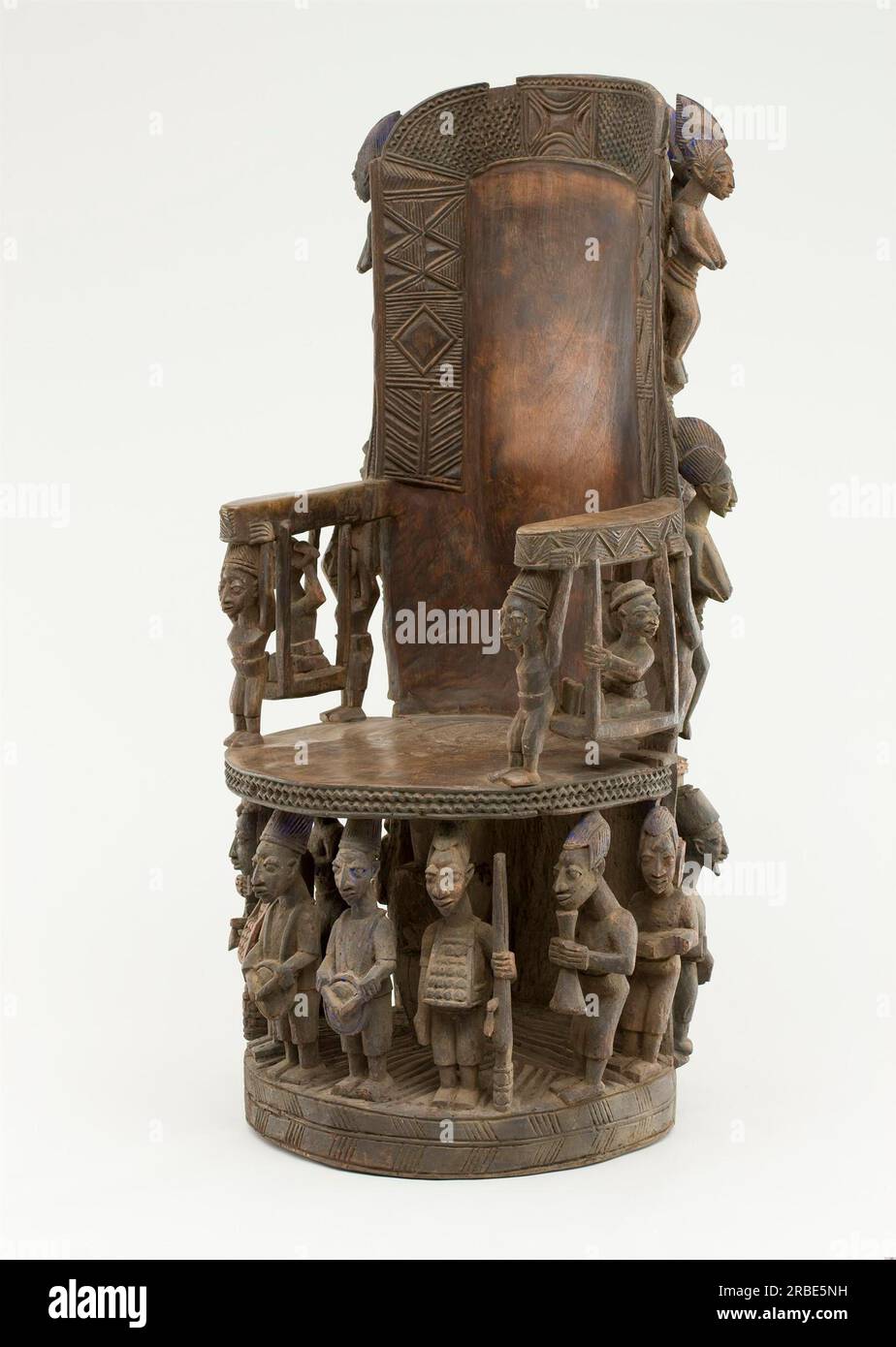 Throne for An African Prince 1930 by Olowe of Ise Stock Photo - Alamy