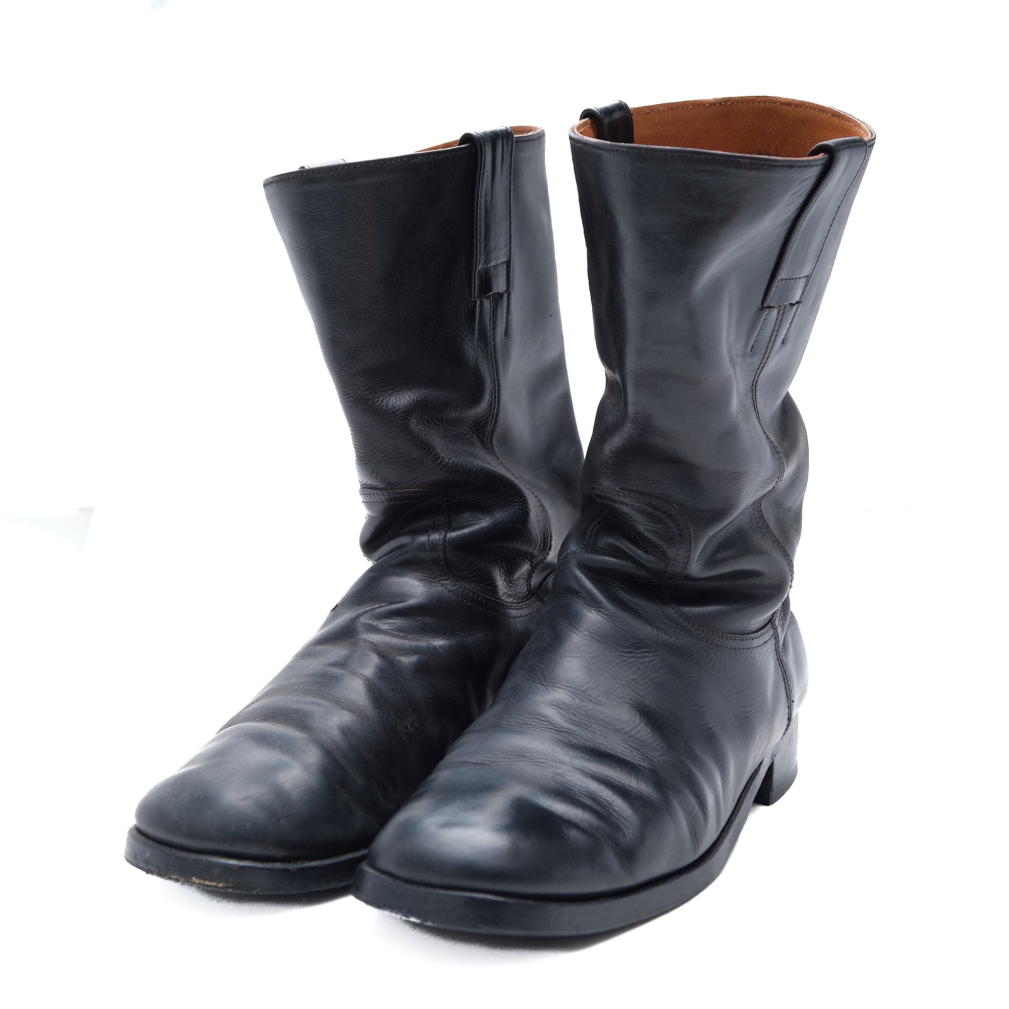 Martin Margiela Square Toe Engineer Boots in Black – Chaperone Store