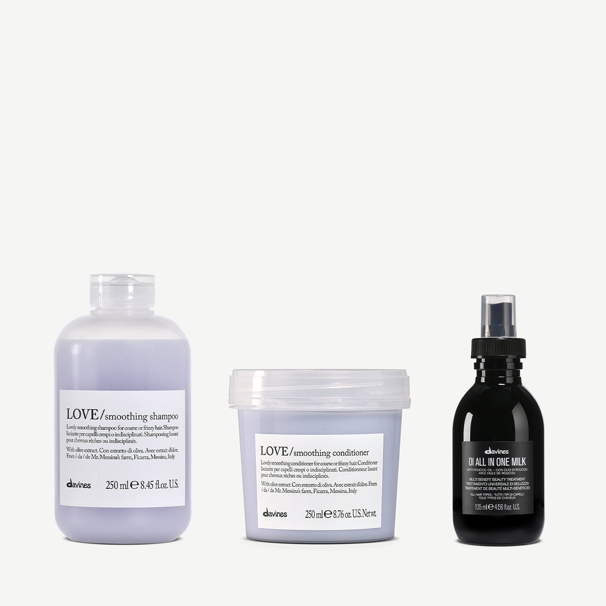 Smoothing & Moisture Set Anti-Frizz Set | Davines