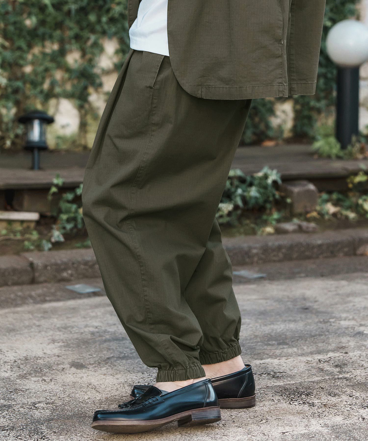 CAMBIO(カンビオ)】Bio Wash Ripstop Balloon Pants バルーンパンツ