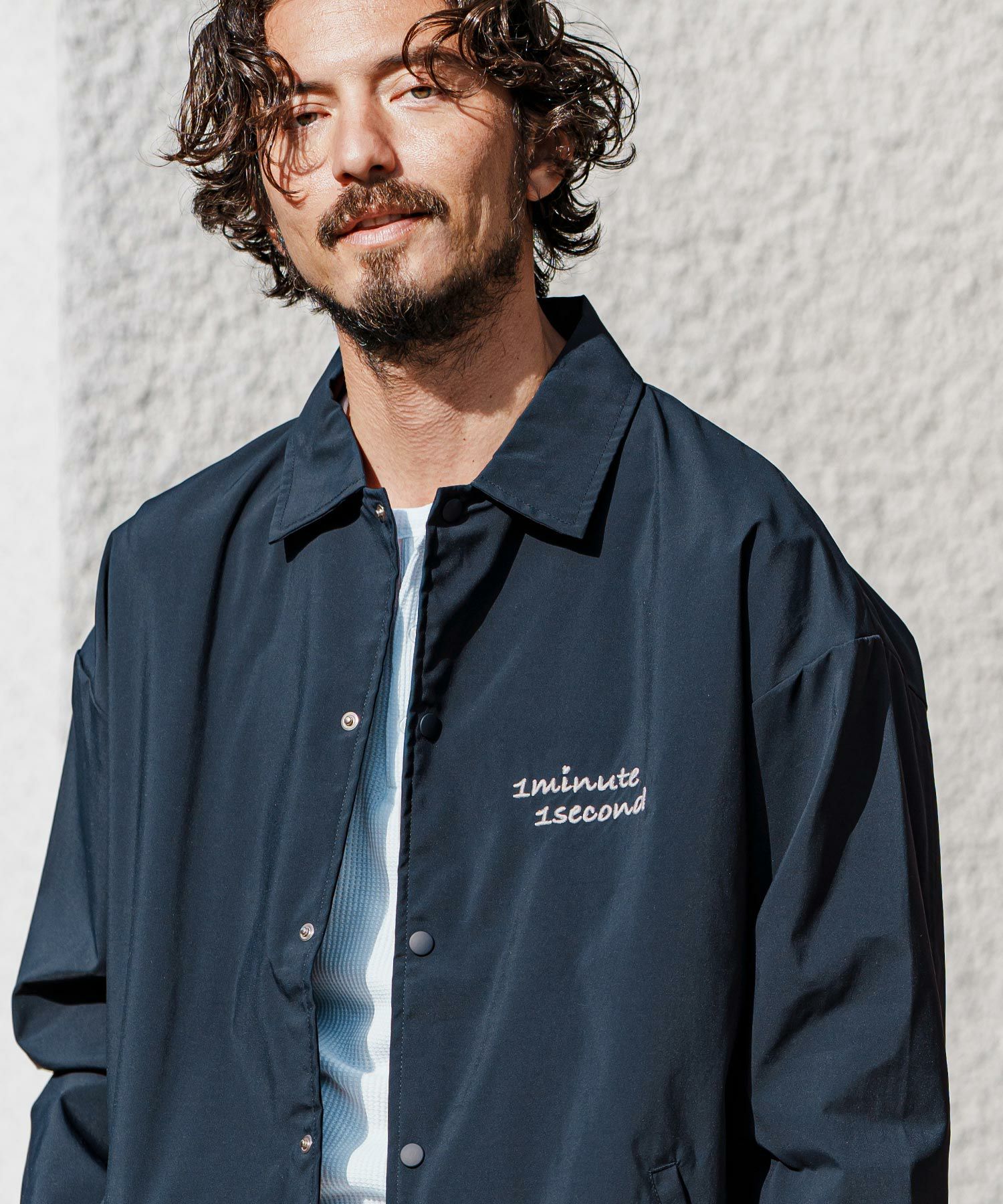 1minute 1second(ワンミニットワンセカンド)】coach jacket with