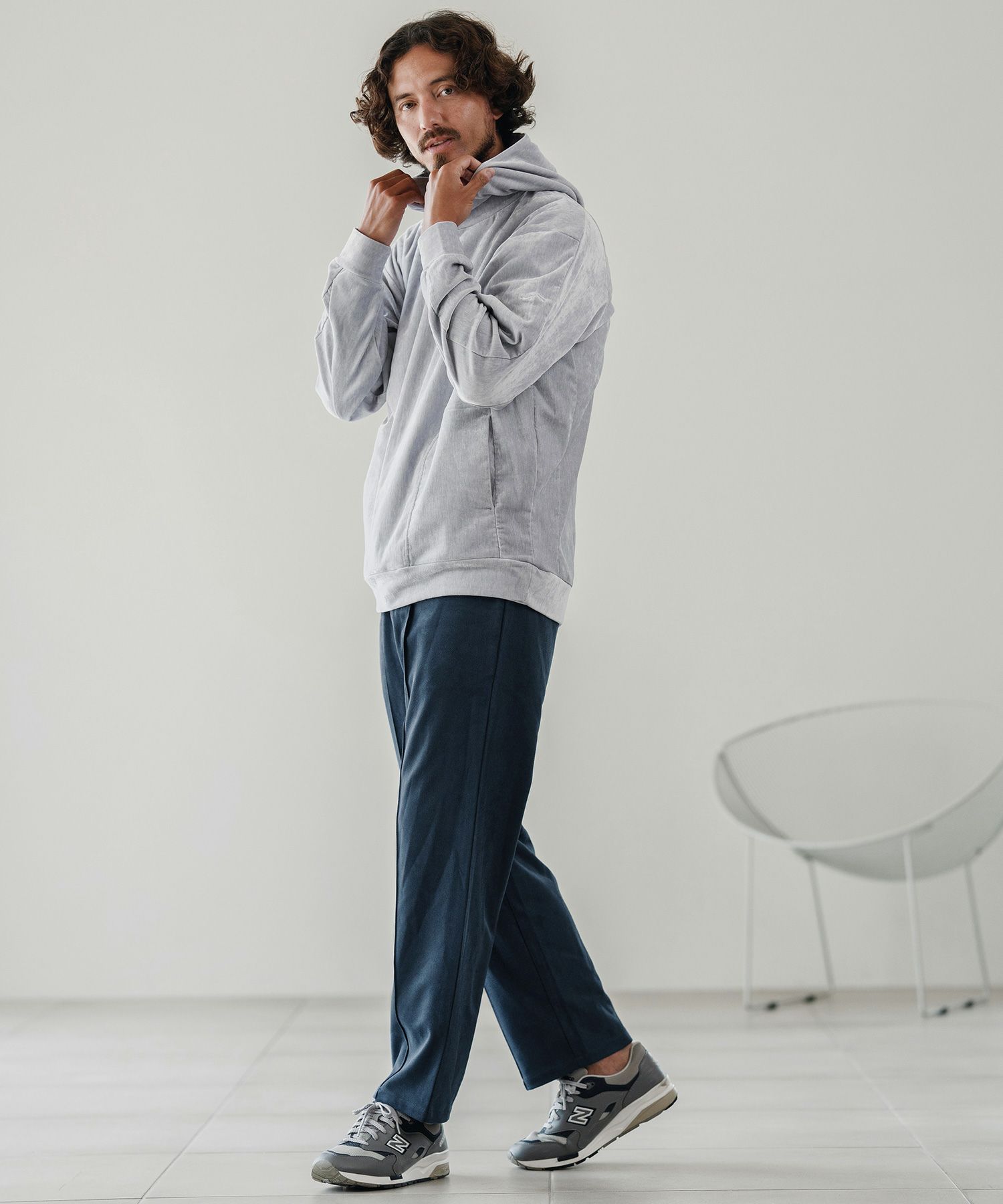 CALL&RESPONSE(コールアンドレスポンス)】センタープリーツPT-スエード