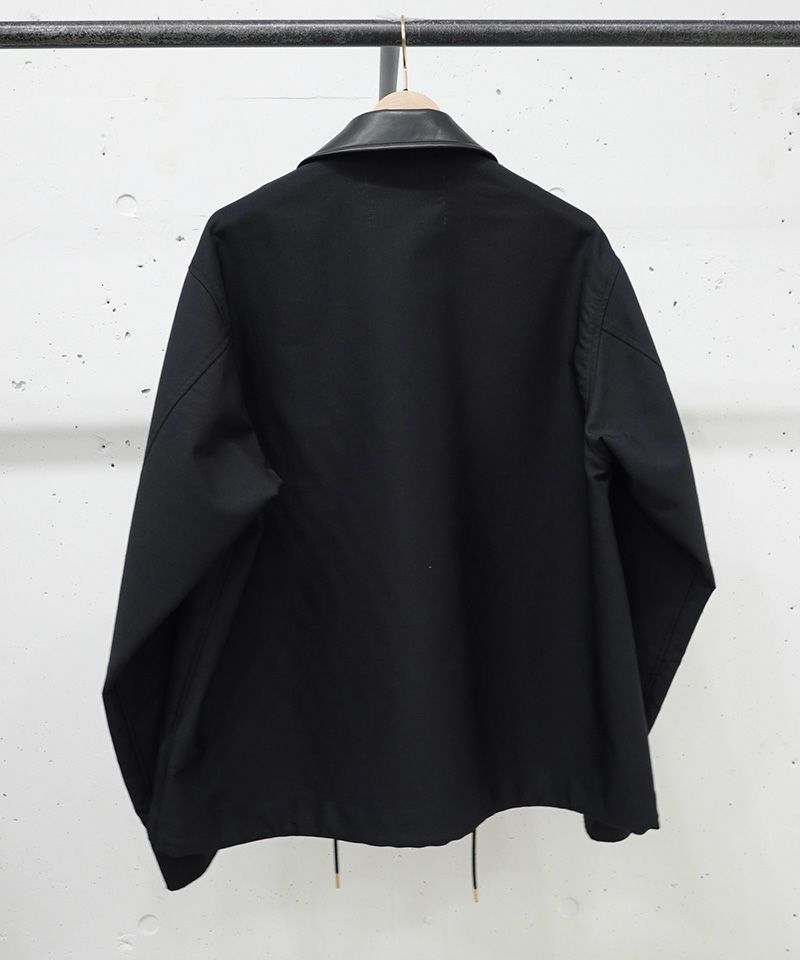 30%OFF【CULLNI(クルニ)】Chambray Gabardine Dot Button Coach Jacket