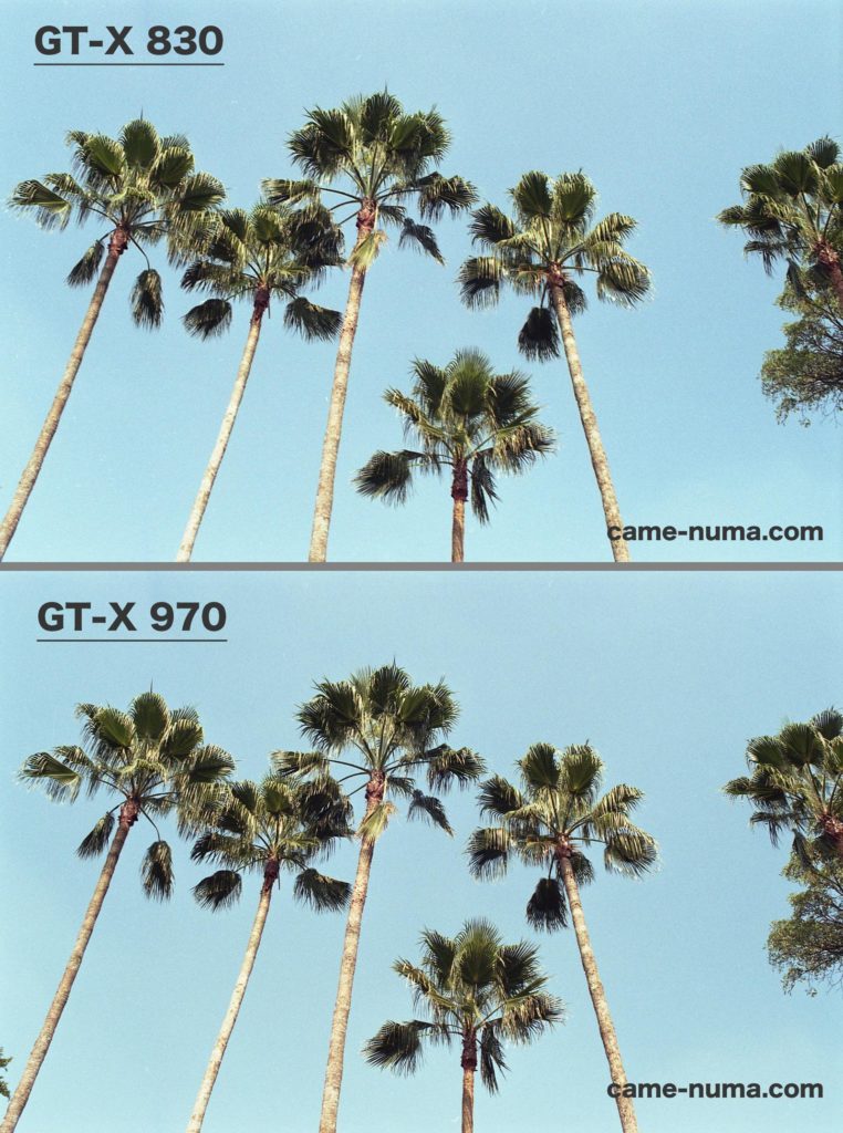 EPSONフィルムスキャナー比較GT-X970とGT-X830 | カメヌマ