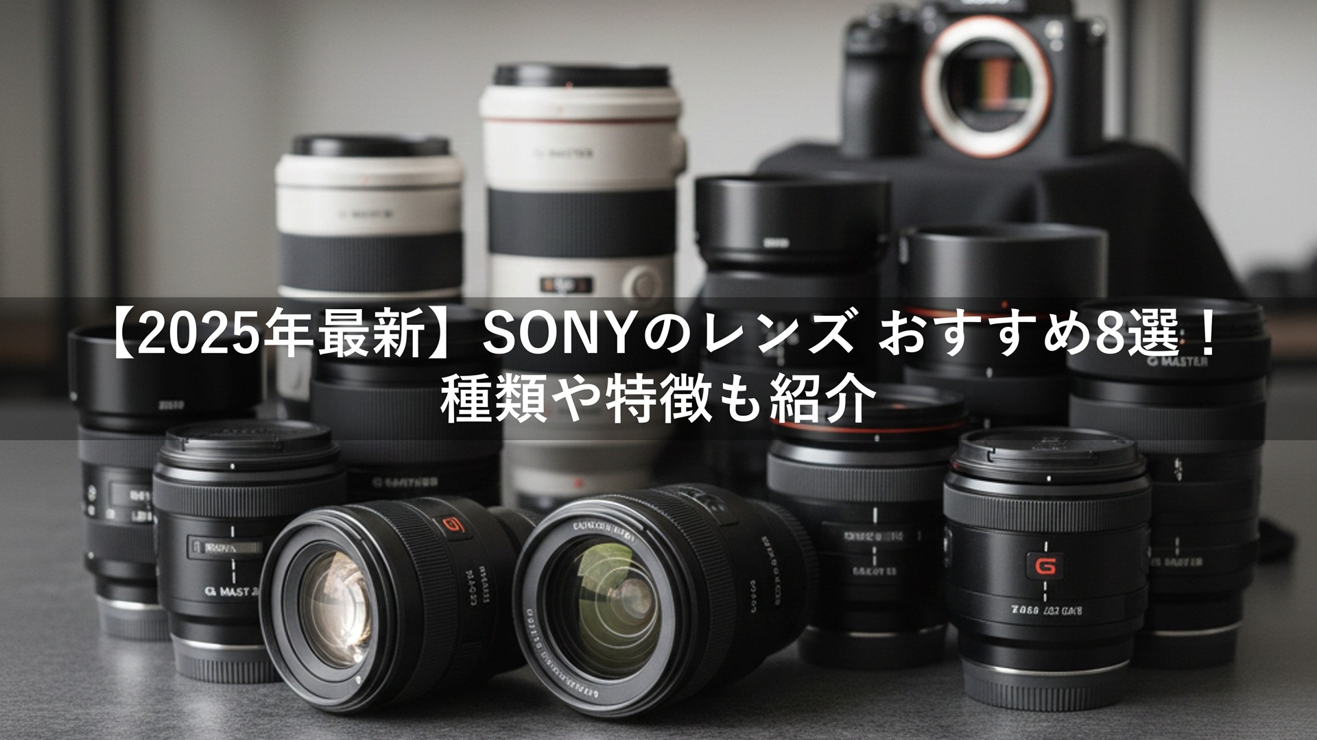 2025年最新】SONY（ソニー）レンズのおすすめ8選