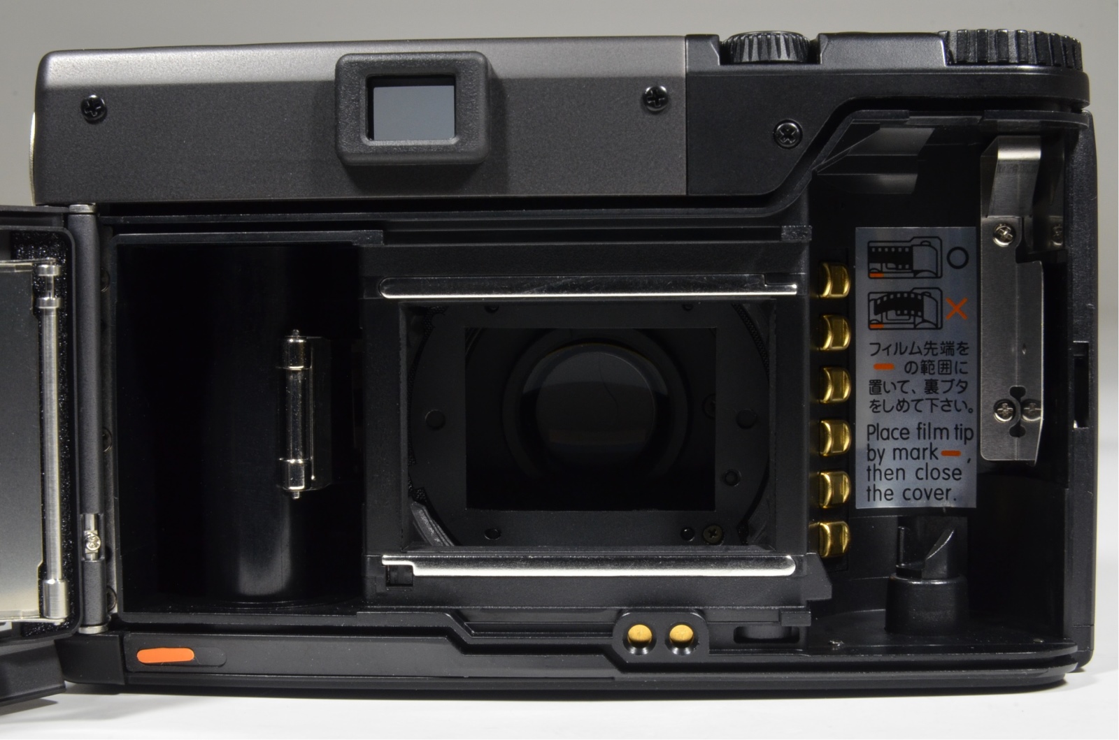 CONTAX T3 Data Back Titanium BLACK 35mm P&S Film Camera #a0466