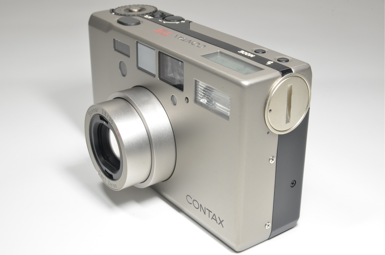 CONTAX T3 Data Back with Adapter, Filter and Lens Hood #a0655