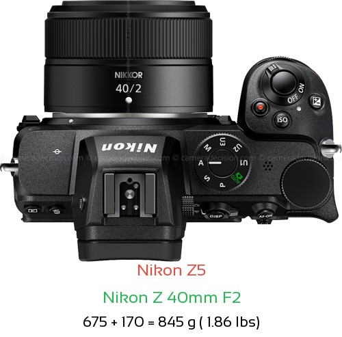 Nikon Z5 Camera and Nikon Z 40mm F2 Lens
