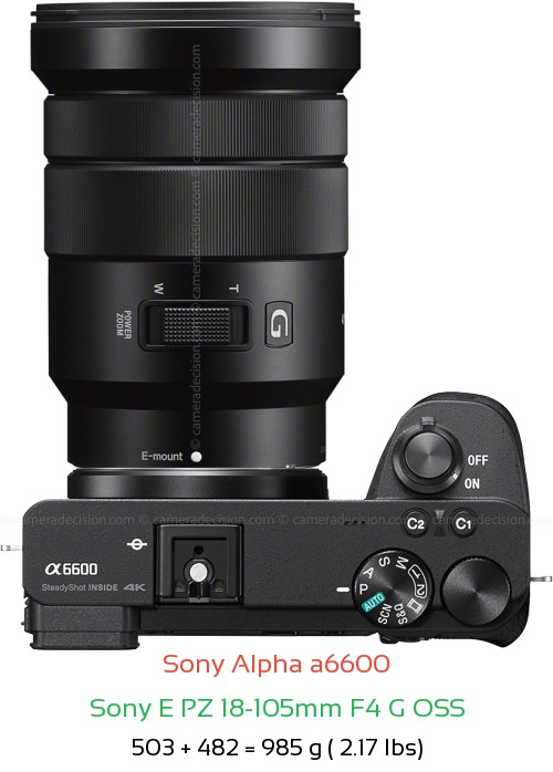 Sony A6600 Camera and Sony E PZ 18-105mm F4 G Lens