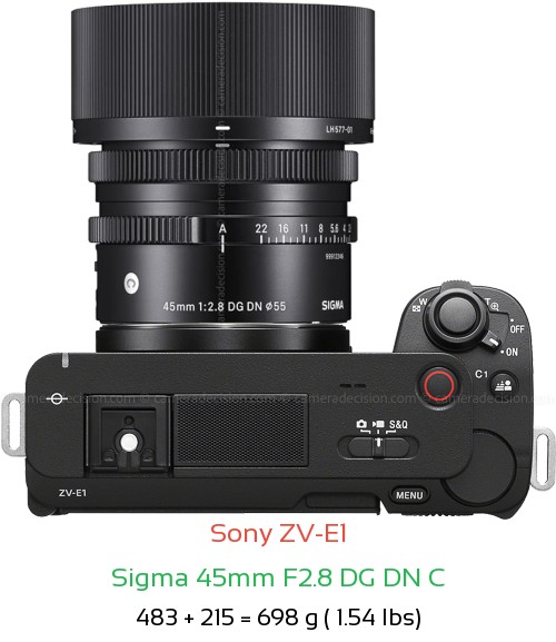 Sony ZV-E1 Camera and Sigma 45mm F2.8 DG DN C Lens