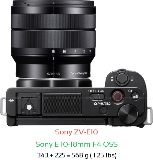 Sony ZV-E10 Camera and Sony E 10-18mm F4 OSS Lens